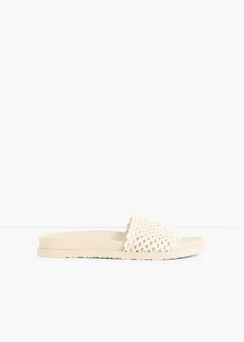 Mules &agrave; bride aspect crochet, bonprix