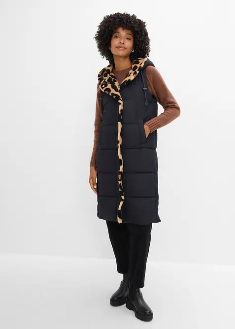 Steppweste mit Teddyfleece, bonprix