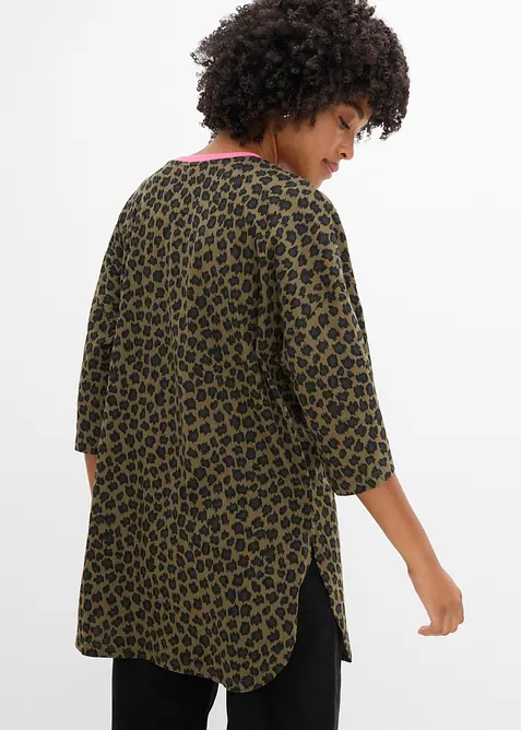 T-shirt long et oversize 100% coton, bonprix