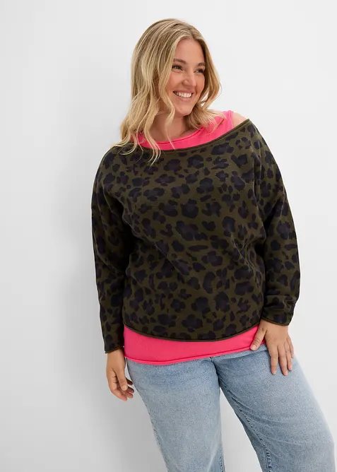 Pull et top avec coton (ens. 2 pces), bonprix
