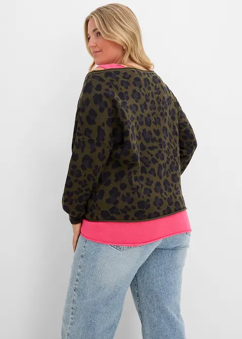 Pull et top avec coton (ens. 2 pces), bonprix