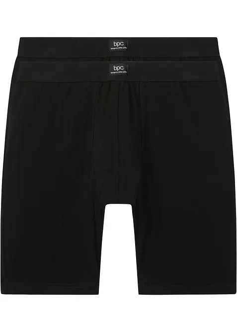 Lange Boxershorts eng mit Baumwolle (2er Pack), bonprix