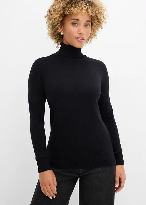 Basic Rollkragenpullover, bonprix