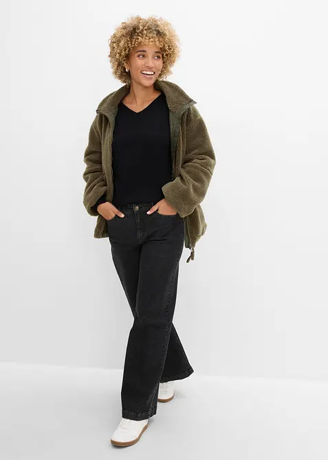 Pullover mit Ballon&auml;rmeln, bonprix