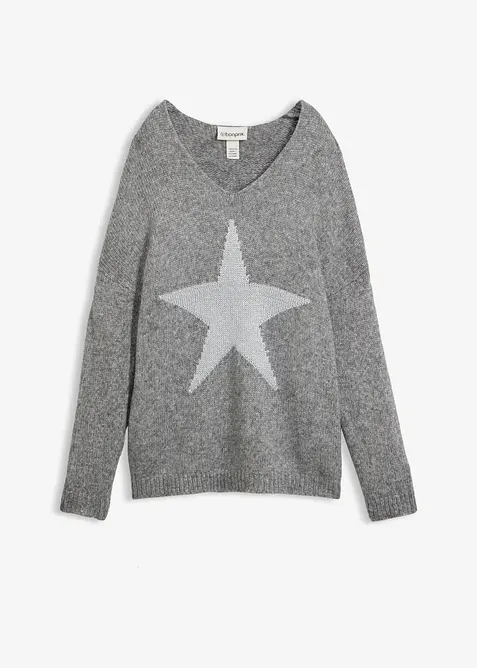 Pullover mit Stern, bonprix