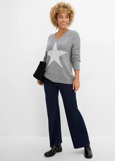 Pullover mit Stern, bonprix