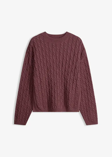 Pullover mit Zopfmuster, bonprix