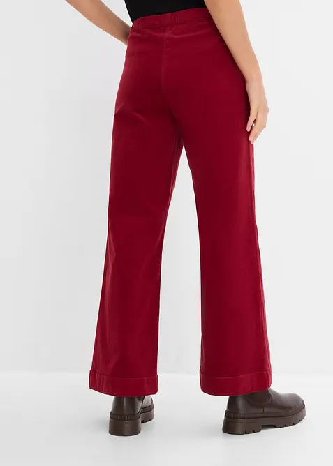 High-Waist-Cordhose aus Baumwoll-Mix, bonprix