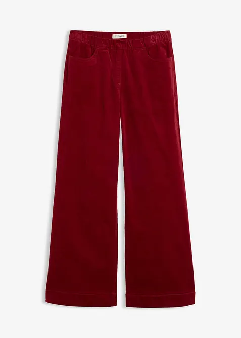 High-Waist-Cordhose aus Baumwoll-Mix, bonprix