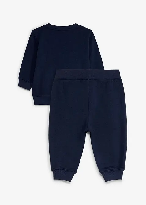 Sweat-shirt et pantalon 100% coton (ens. 2 pces), bonprix