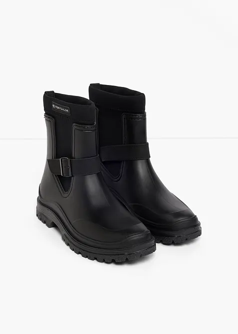 Bottes en caoutchouc Tom Tailor avec empi&egrave;cement &eacute;lastique, Tom Tailor