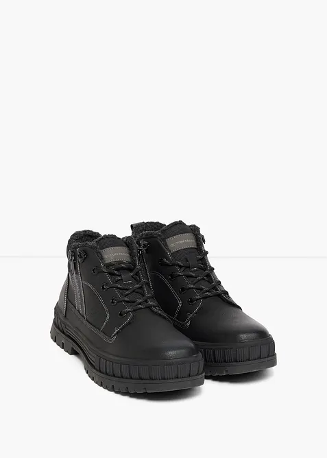 Tom Tailor Schn&uuml;rboots mit Profilsohle, Tom Tailor