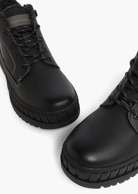 Tom Tailor Schn&uuml;rboots mit Profilsohle, Tom Tailor