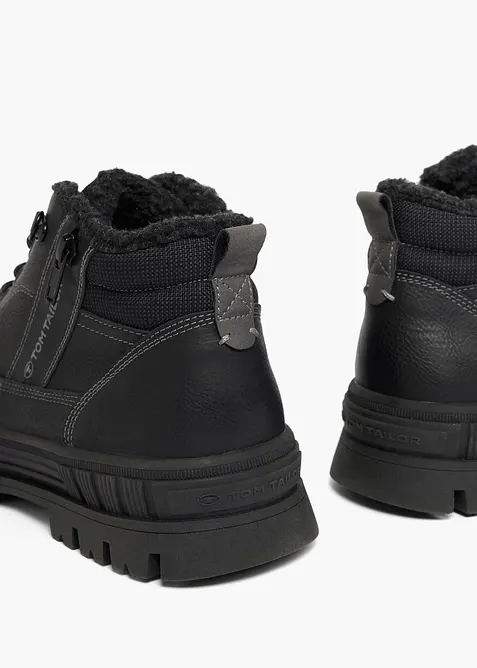 Tom Tailor Schn&uuml;rboots mit Profilsohle, Tom Tailor