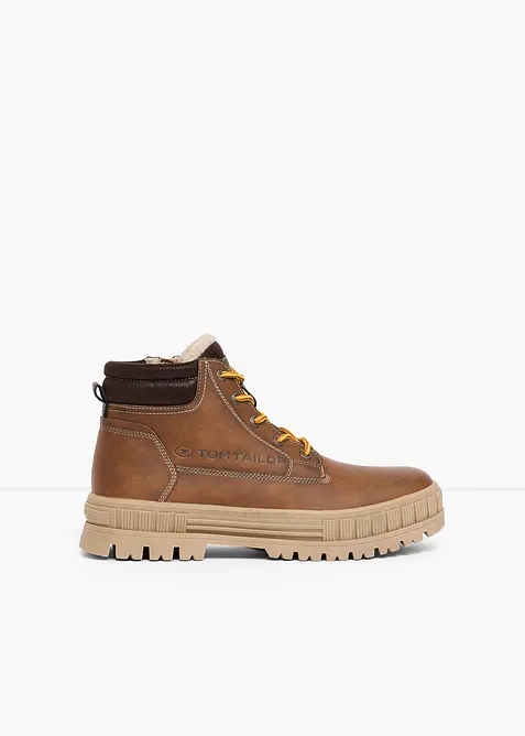 Tom Tailor Schn&uuml;rboots mit Profilsohle, Tom Tailor
