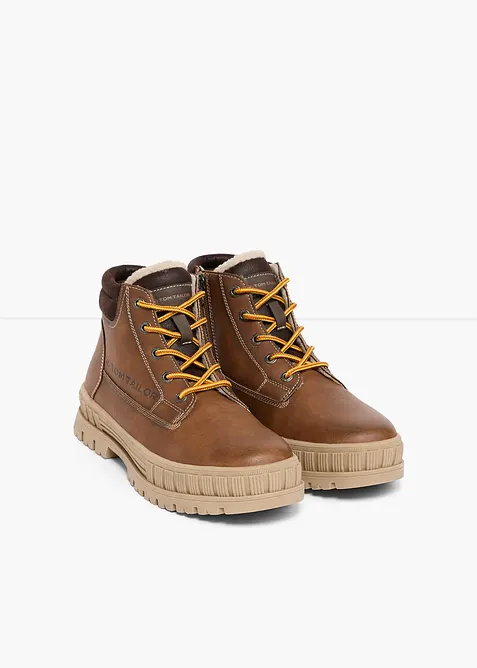 Tom Tailor Schn&uuml;rboots mit Profilsohle, Tom Tailor