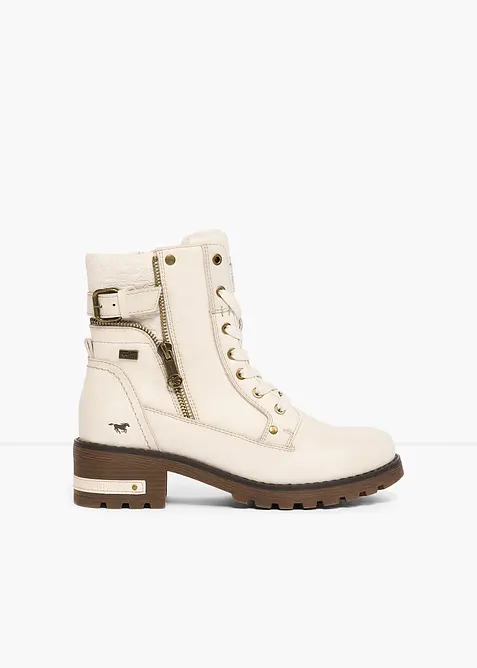 Bottines lac&eacute;es Mustang avec boucle, Mustang