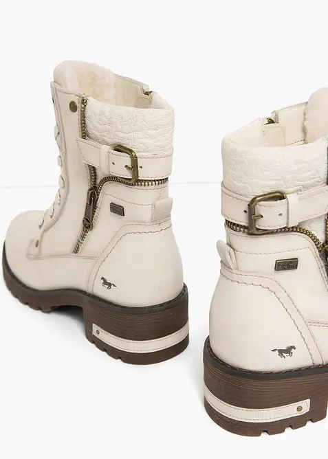 Bottines lac&eacute;es Mustang avec boucle, Mustang
