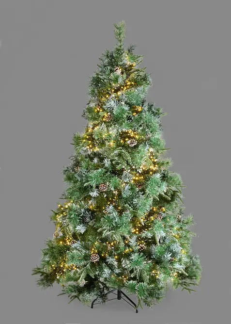 Sapin de No&euml;l LED avec neige artificielle, bonprix