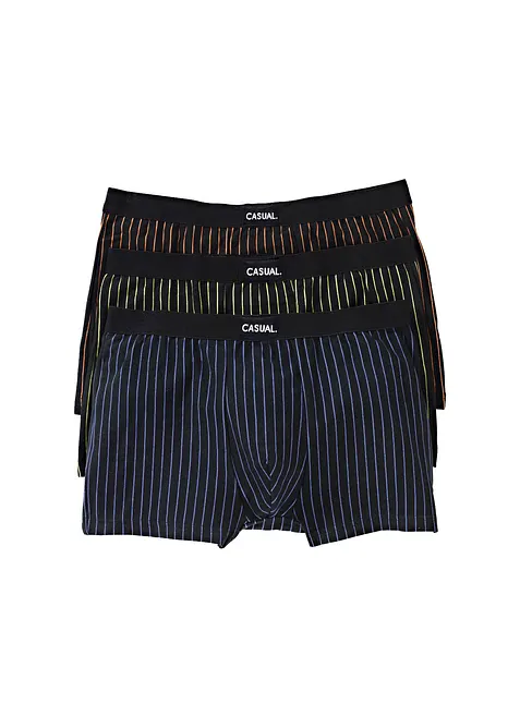 Lot de 3 boxers coton, bonprix