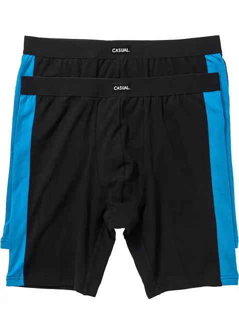 Lot de 2 boxers longs coton, bonprix
