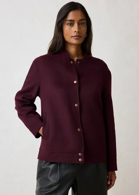 Blouson aus weichem Woll-Mix, bonprix