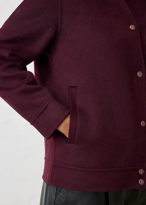 Blouson aus weichem Woll-Mix, bonprix