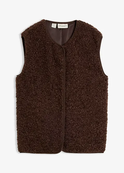 Gilet sans manches en sherpa, bonprix