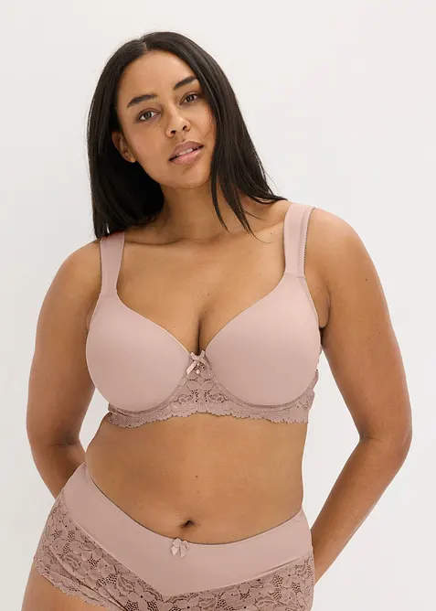 Soutien-gorge &agrave; coques et bretelles rembourr&eacute;es, bonprix