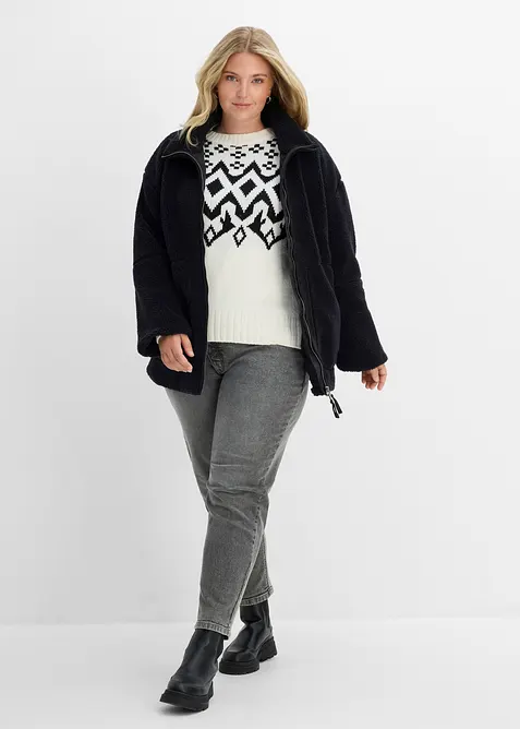 Pull norv&eacute;gien oversize, bonprix