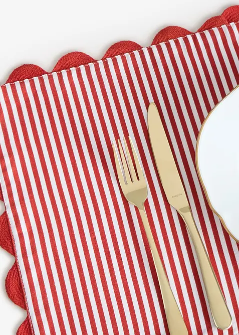 Tischsets gewebt aus Bio-Baumwolle (2er Pack), bonprix