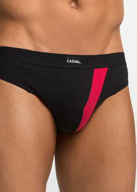Slip mit Baumwolle (5er Pack), bonprix