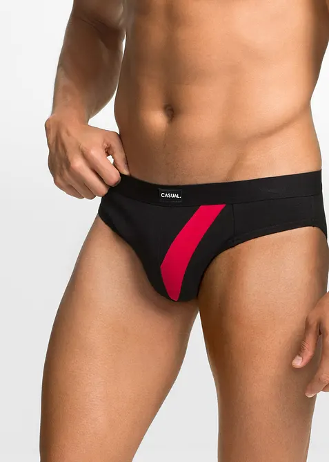 Slip mit Baumwolle (5er Pack), bonprix
