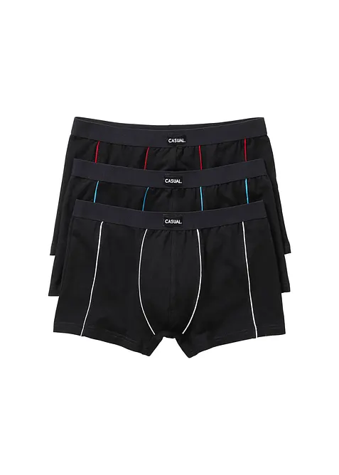 Lot de 3 boxers coton, bonprix