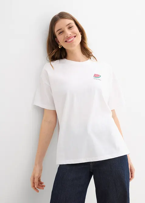 Oversize-Shirt aus reiner Bio-Baumwolle, bonprix