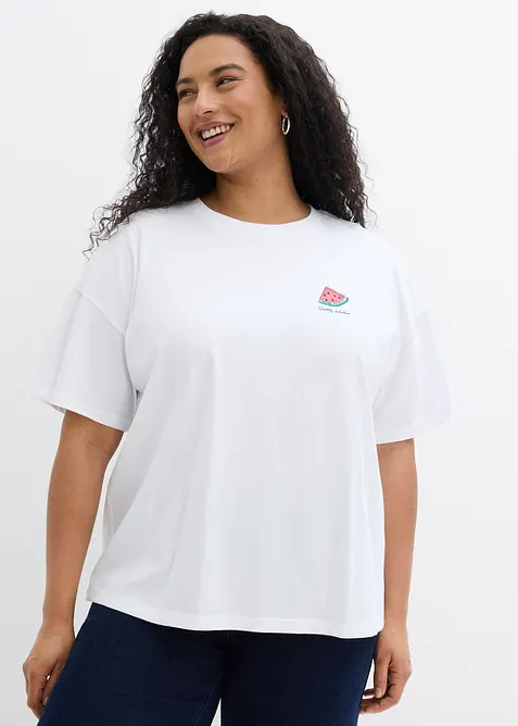 Oversize-Shirt aus reiner Bio-Baumwolle, bonprix