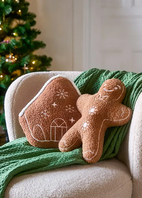 Coussin bonhomme de pain d&rsquo;&eacute;pices, bonprix
