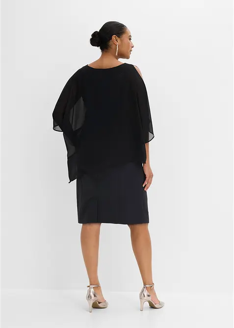 Robe fourreau exclusive avec strass, bonprix