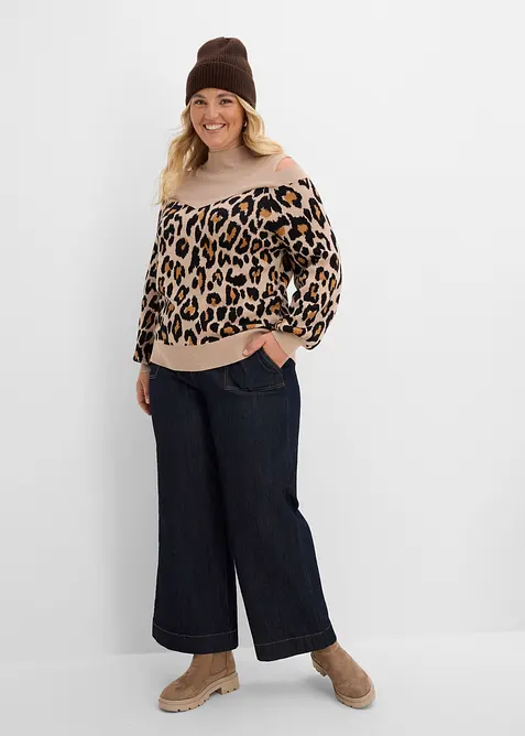 Schulterfreier Pullover, bonprix