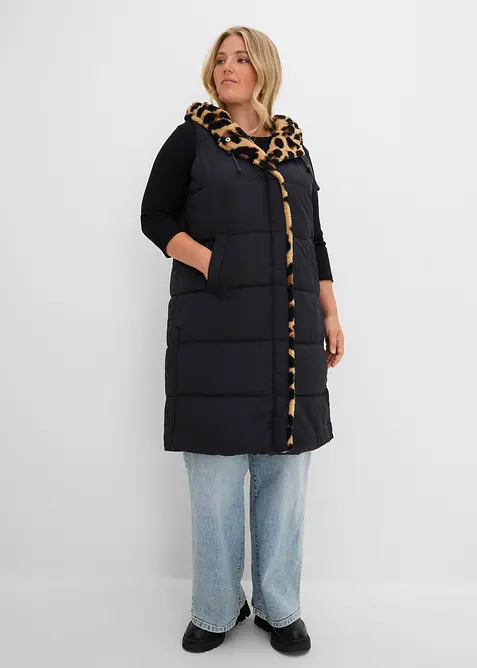 Steppweste mit Teddyfleece, bonprix