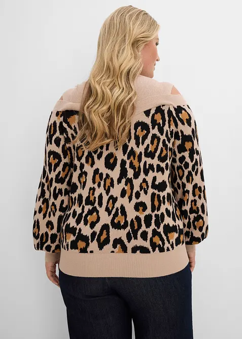 Schulterfreier Pullover, bonprix