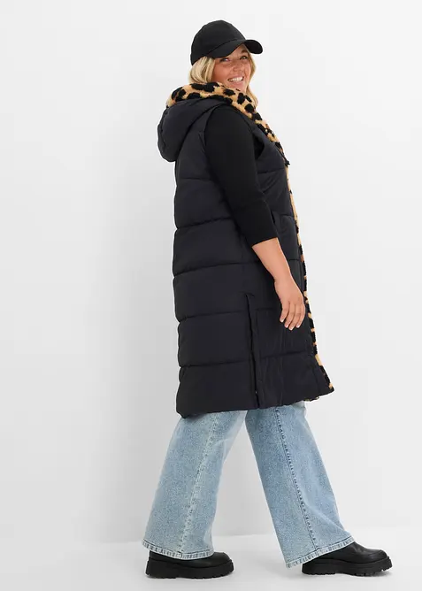 Steppweste mit Teddyfleece, bonprix