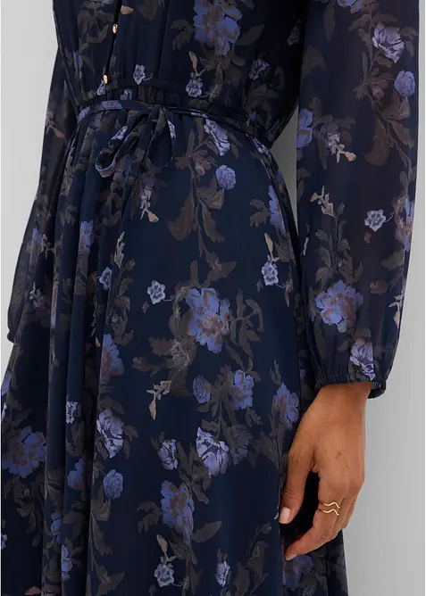 Robe midi en mousseline, bonprix