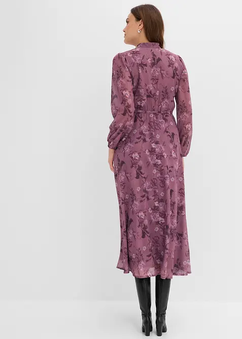 Midi-Chiffonkleid, bonprix