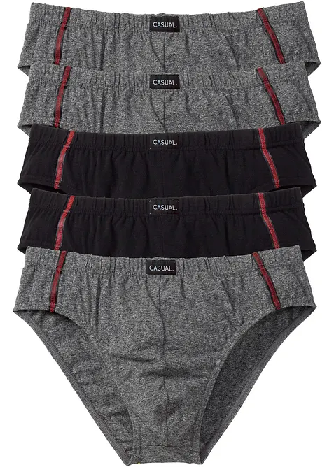 Lot de 5 slips maxi coton, bonprix