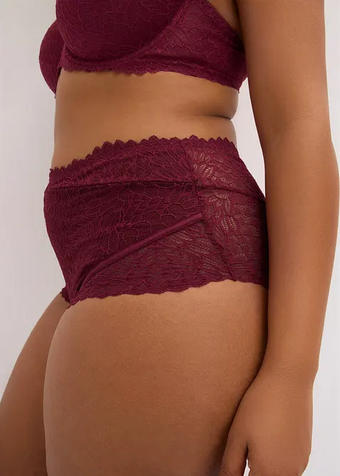 Culotte taille haute en dentelle, bonprix