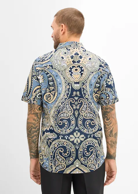 Kurzarmhemd aus Baumwolle in Regular Fit, bonprix