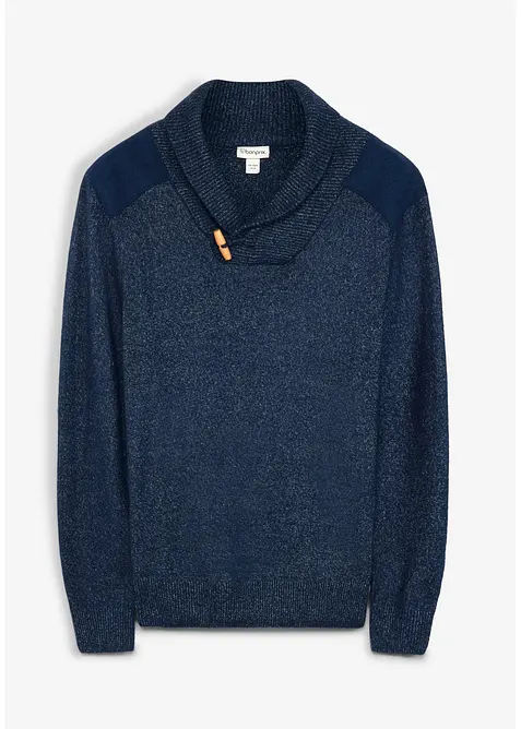 Feinstrickpullover mit Schalkragen, bonprix