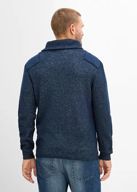 Feinstrickpullover mit Schalkragen, bonprix