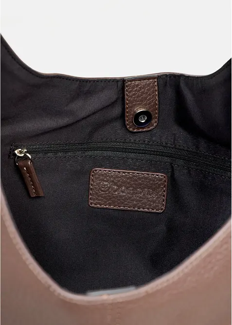 Cabas aspect grain&eacute;, bonprix